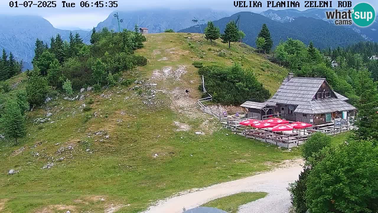 Zeleni Rob – Webcam live | Velika Planina