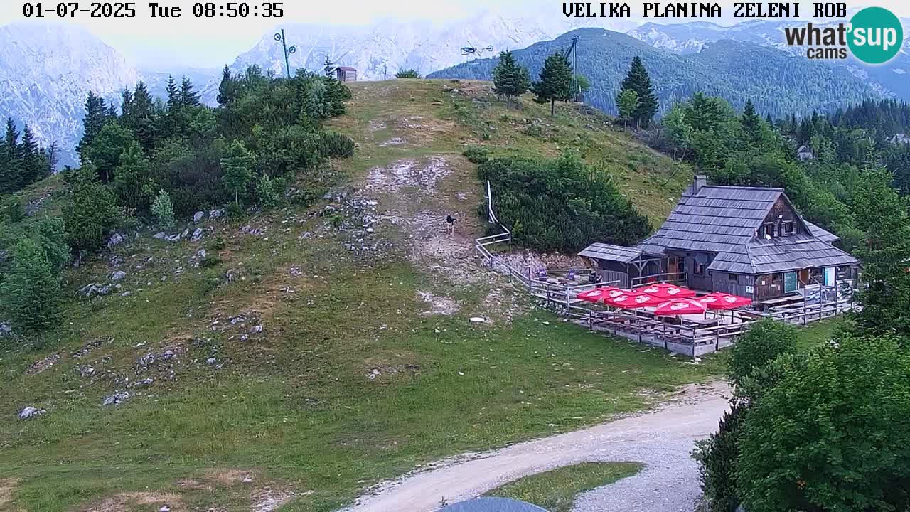 Zeleni Rob – Webcam live | Velika Planina