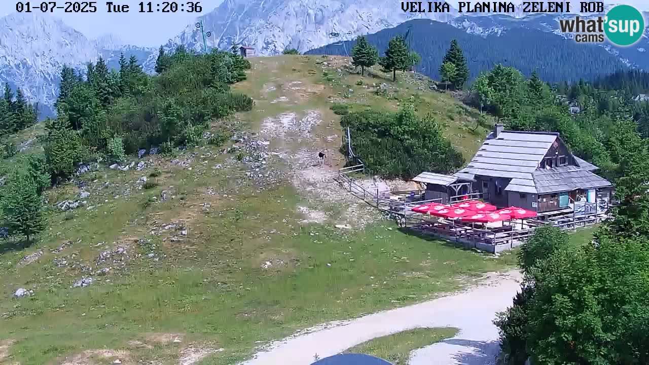 Zeleni Rob – Webcam live | Velika Planina