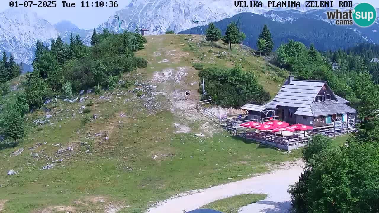 Zeleni Rob | Webcam live Velika Planina