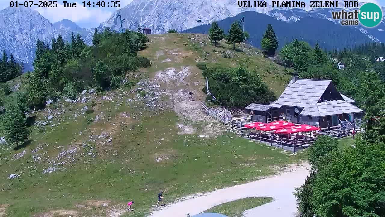 Zeleni Rob – Webcam live | Velika Planina