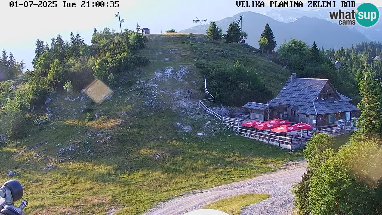 Cámara web en tiempo real Velika Planina