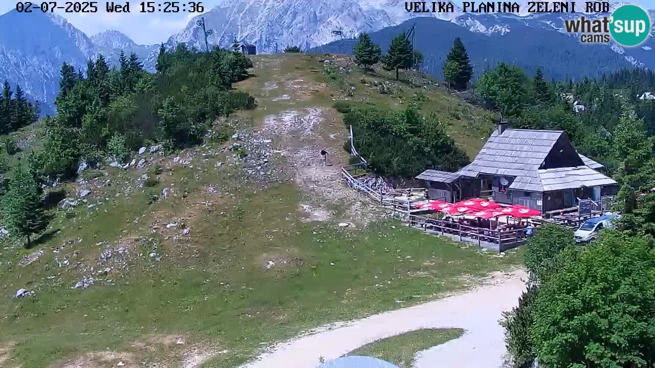 Zeleni Rob | Web kamera Velika Planina