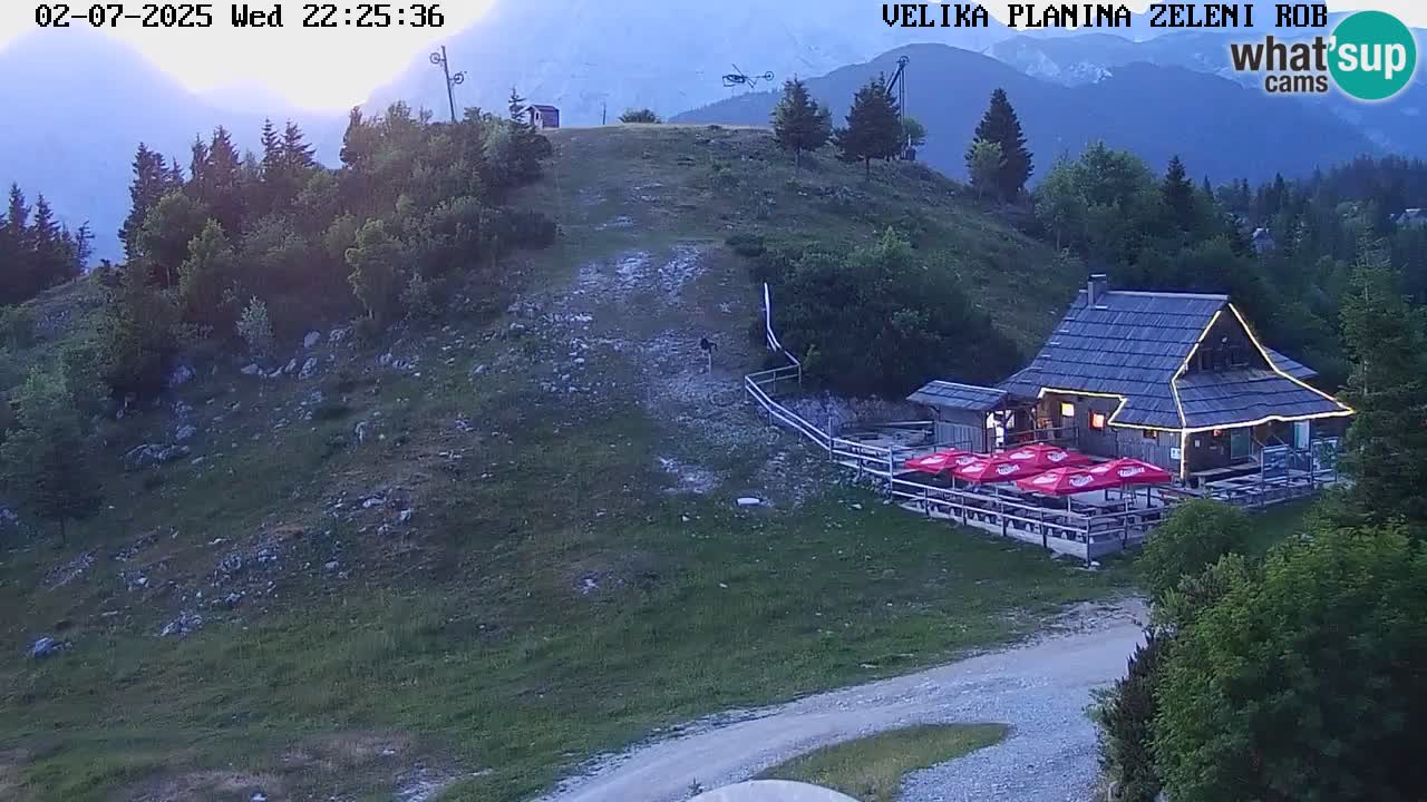 Zeleni Rob | Web kamera Velika Planina