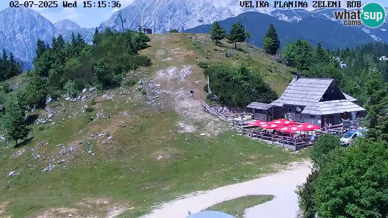 Zeleni Rob – Webcam live | Velika Planina