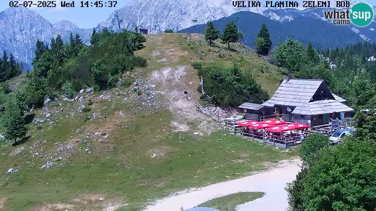 Zeleni Rob | Web kamera Velika Planina