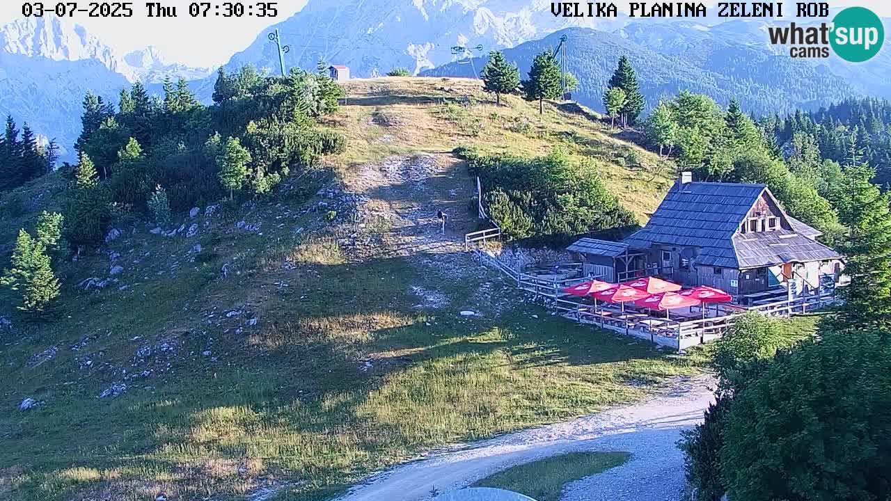 Kamera v živo Velika Planina