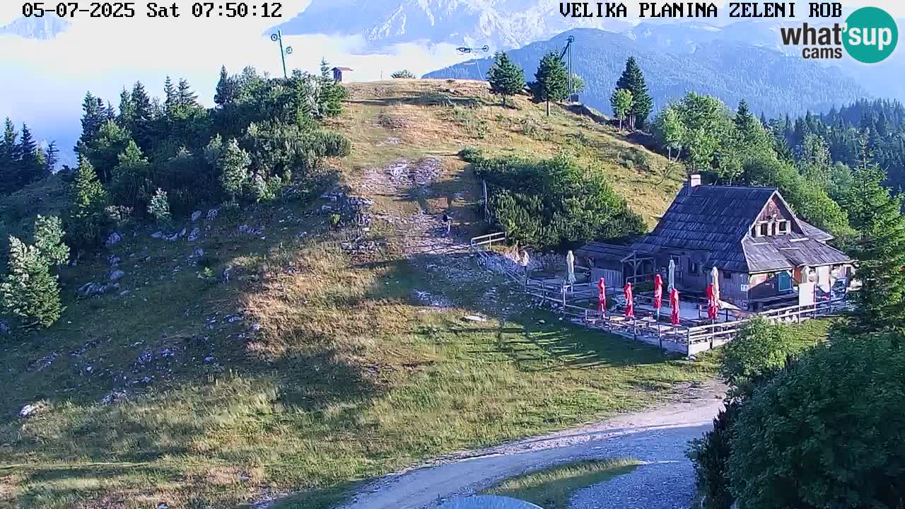 Zeleni Rob | Web kamera Velika Planina