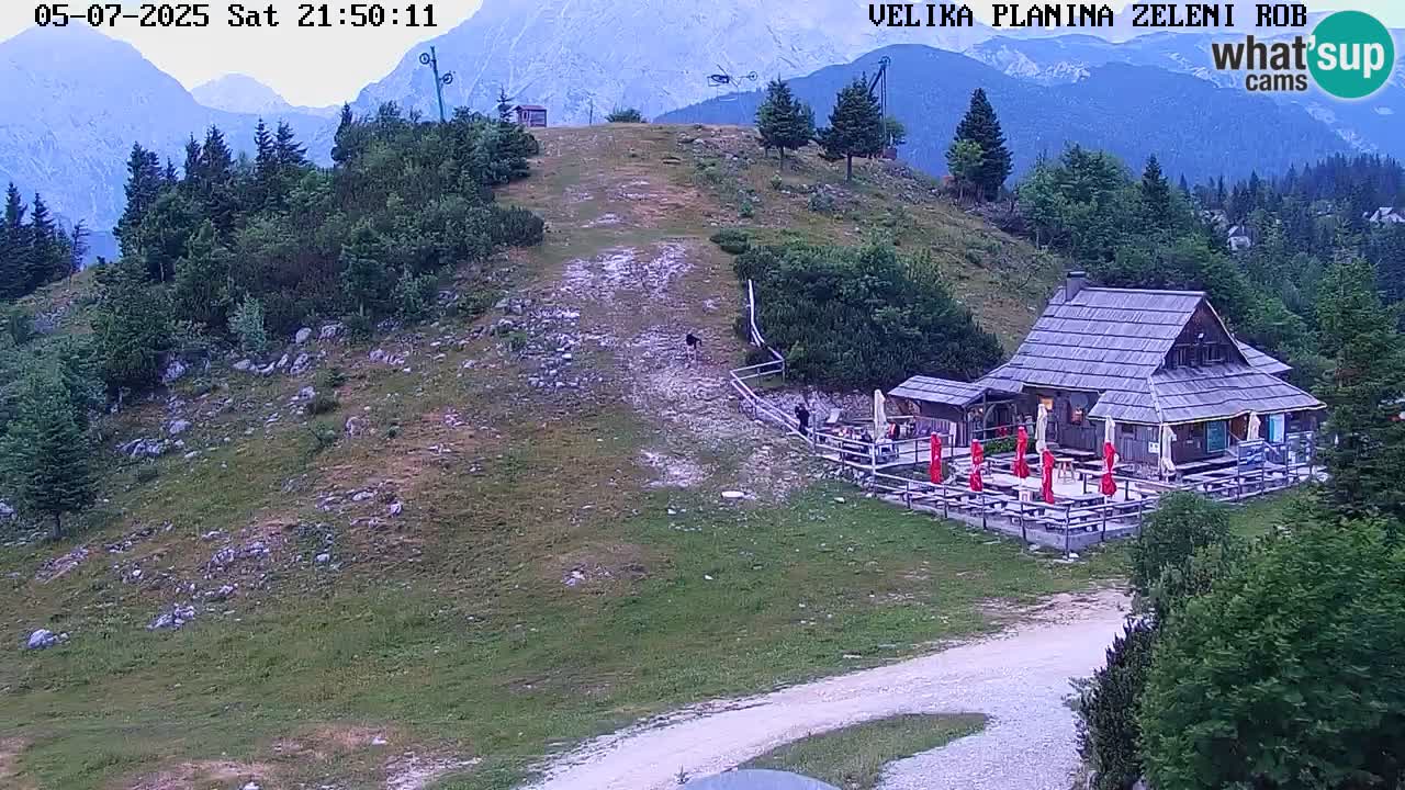 Zeleni Rob | Webcam en vivo Velika Planina