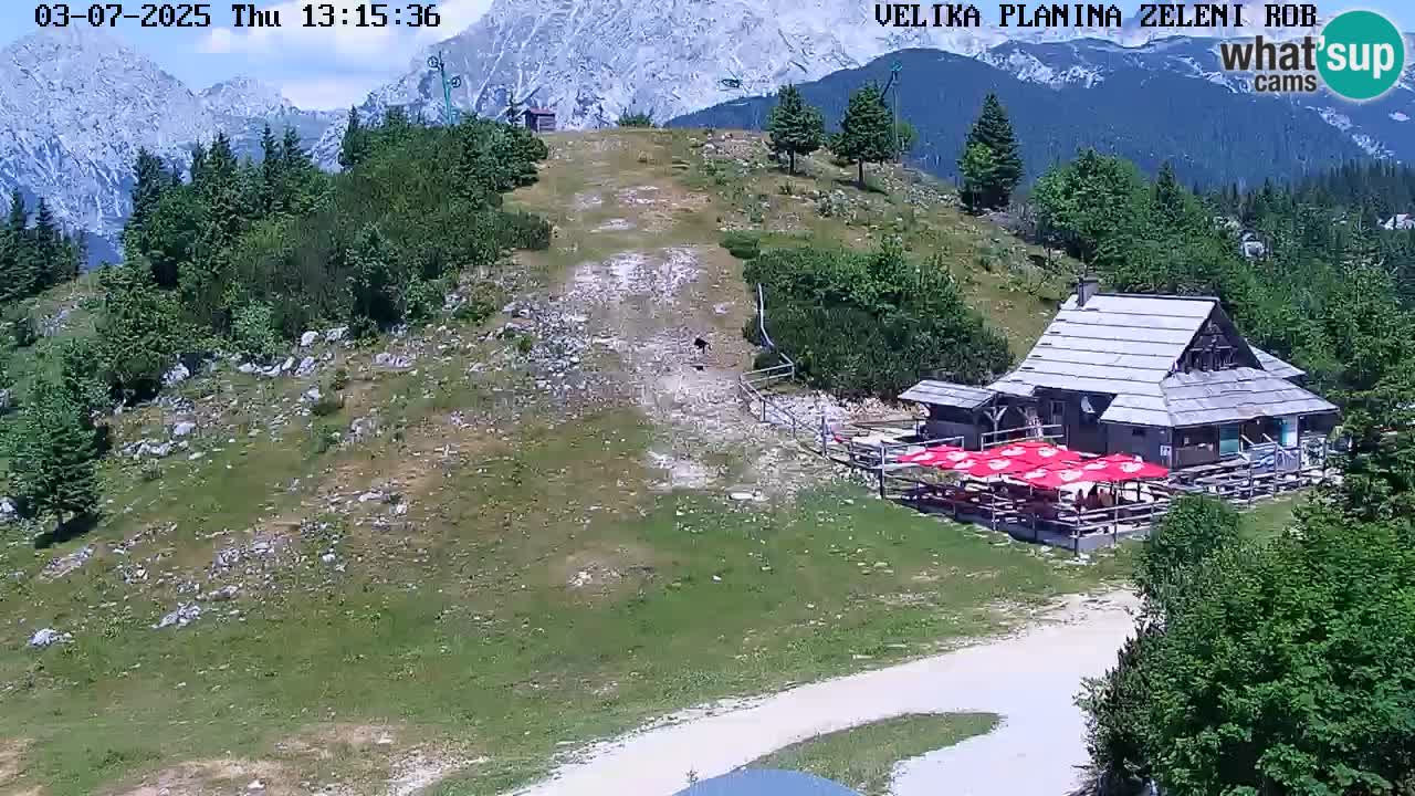 Zeleni Rob | Webcam live Velika Planina