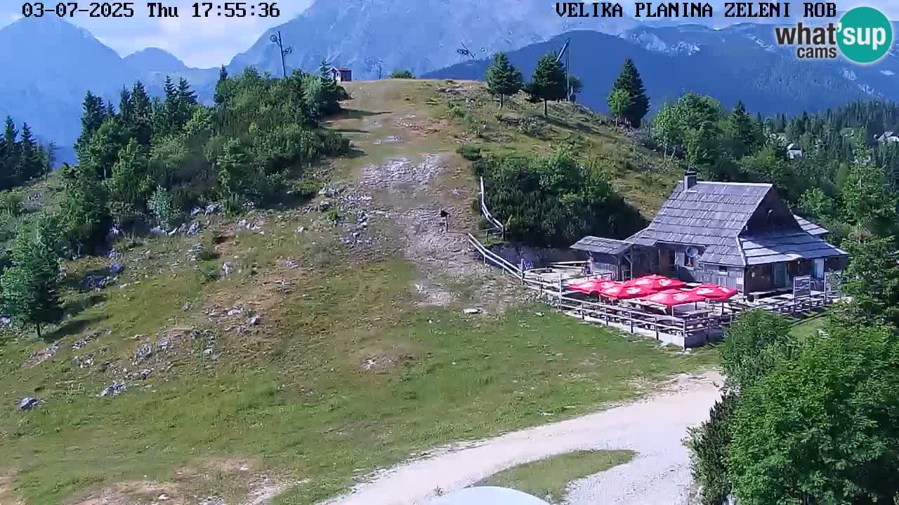 Zeleni Rob – Webcam live | Velika Planina