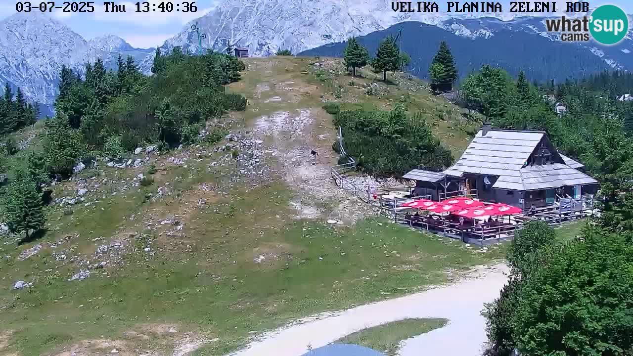 Zeleni Rob | Webcam live Velika Planina