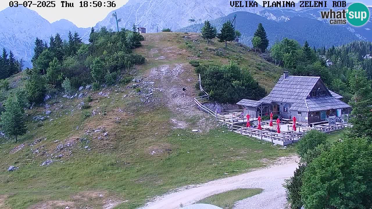 Zeleni Rob – Webcam live | Velika Planina