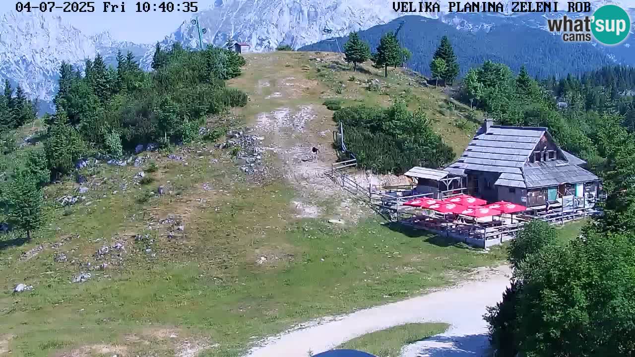 Cámara web en tiempo real Velika Planina