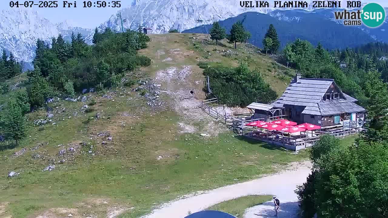 Cámara web en tiempo real Velika Planina