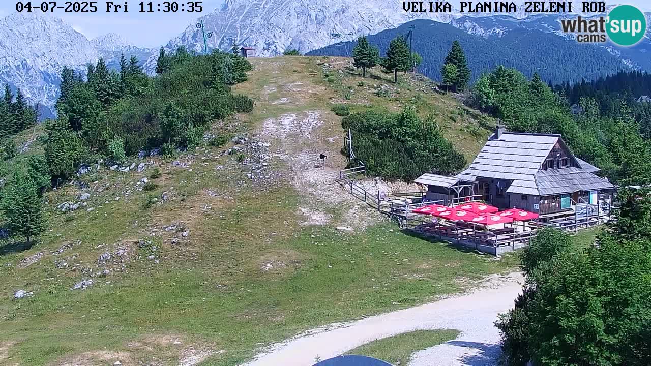 Zeleni Rob – Webcam live | Velika Planina