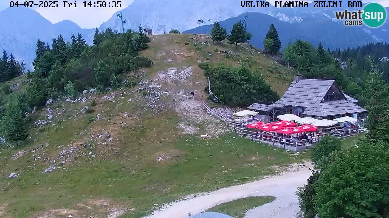 Zeleni Rob – Webcam live | Velika Planina
