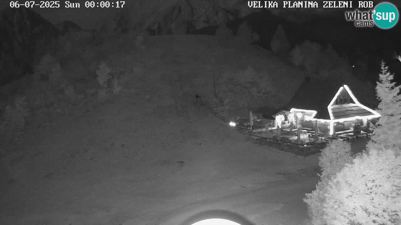 Zeleni Rob | Web kamera Velika Planina