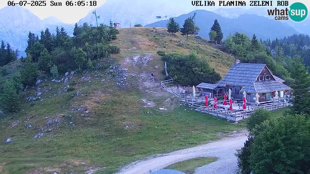 Zeleni Rob | Web kamera Velika Planina