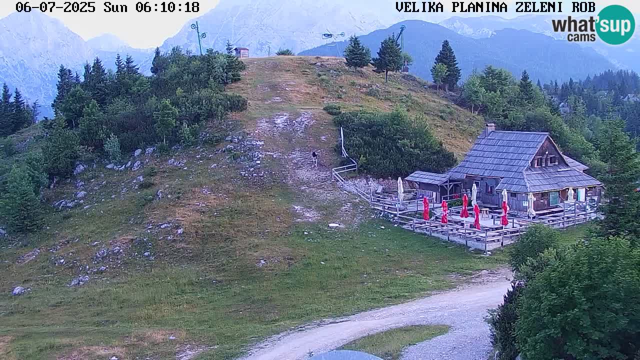Cámara web en tiempo real Velika Planina