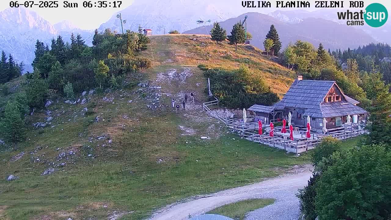 Cámara web en tiempo real Velika Planina