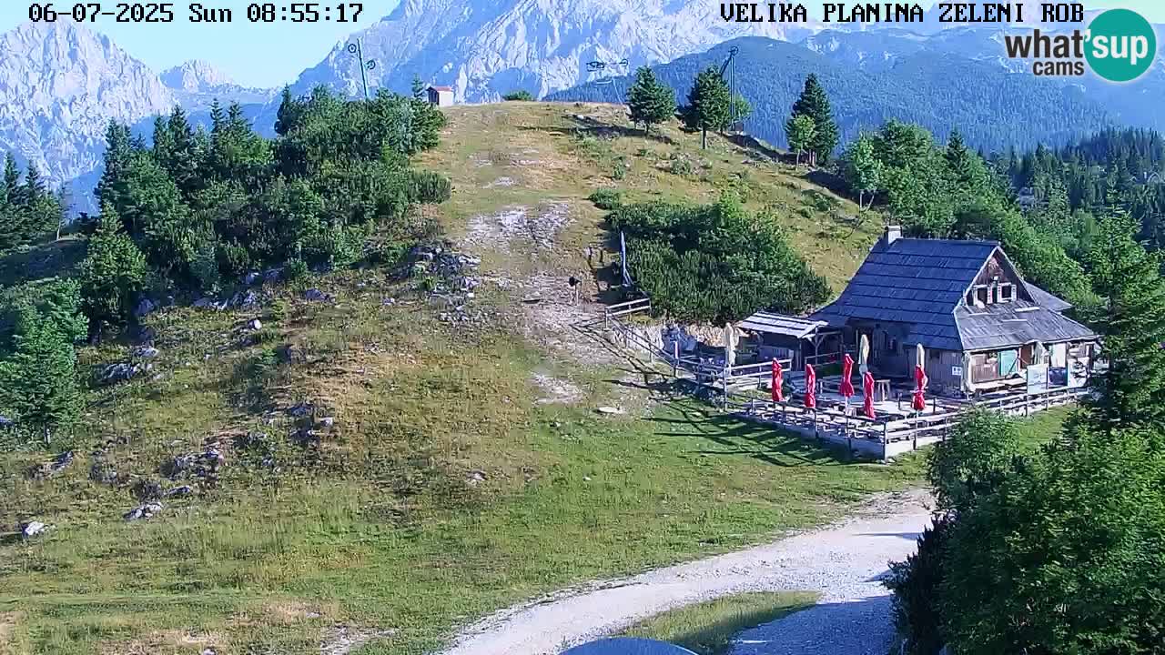 Zeleni Rob – Webcam live | Velika Planina