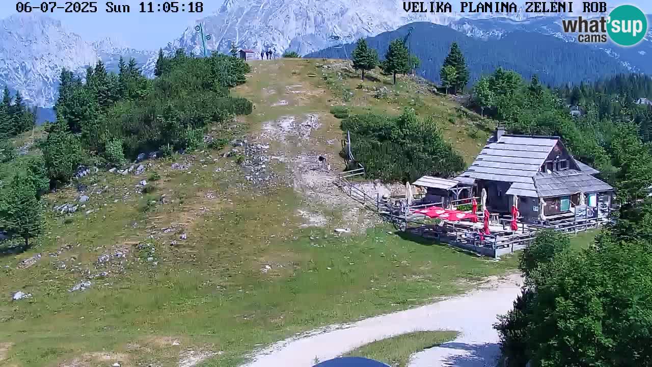 Zeleni Rob – Webcam live | Velika Planina