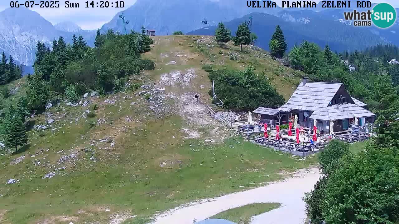 Zeleni Rob | Webcam live Velika Planina
