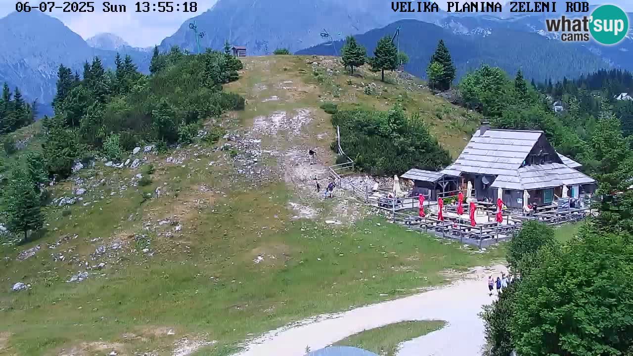 Zeleni Rob – Webcam live | Velika Planina