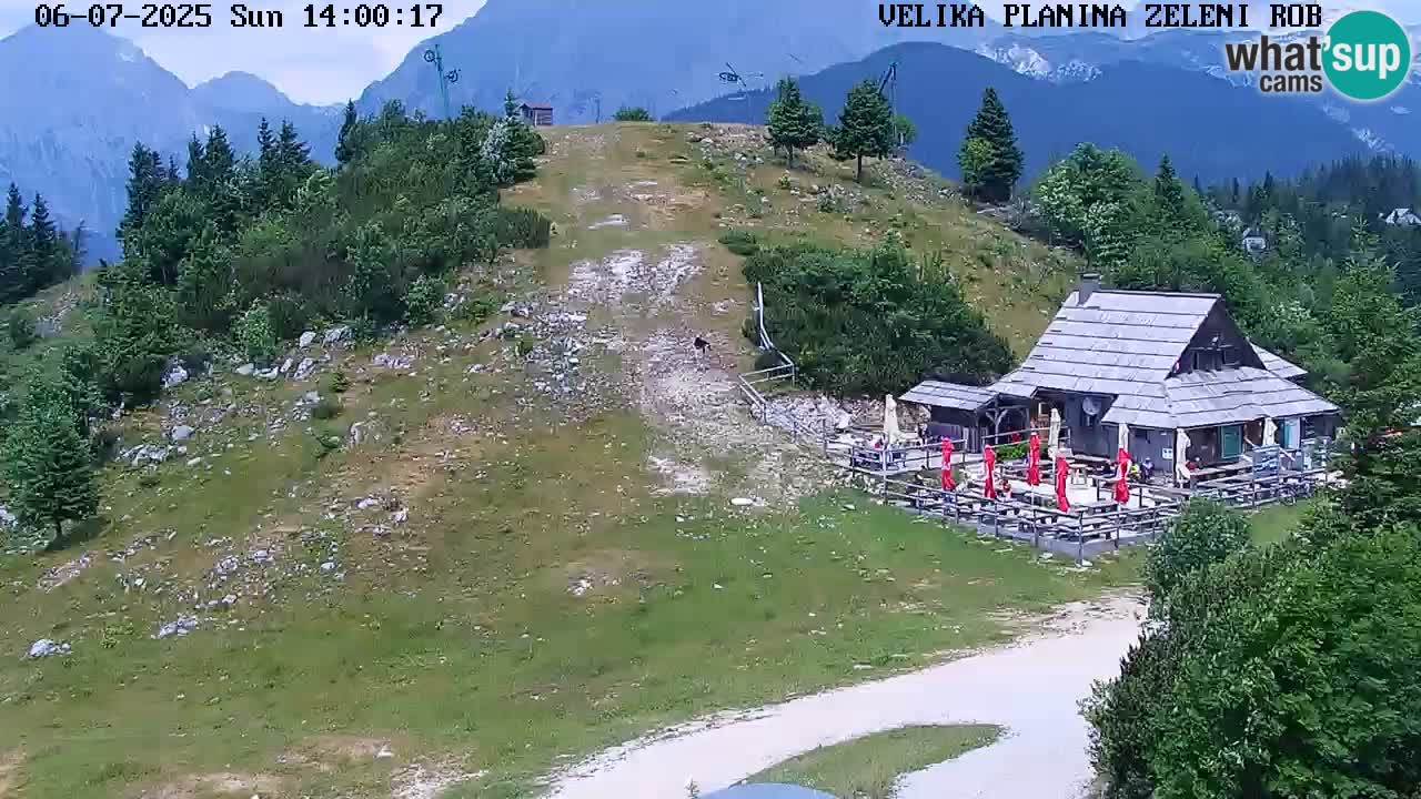 Zeleni Rob – Webcam live | Velika Planina