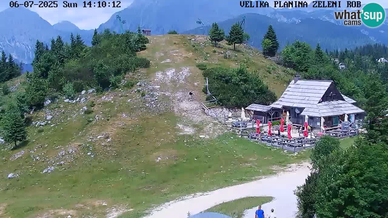 Zeleni Rob | Web kamera Velika Planina