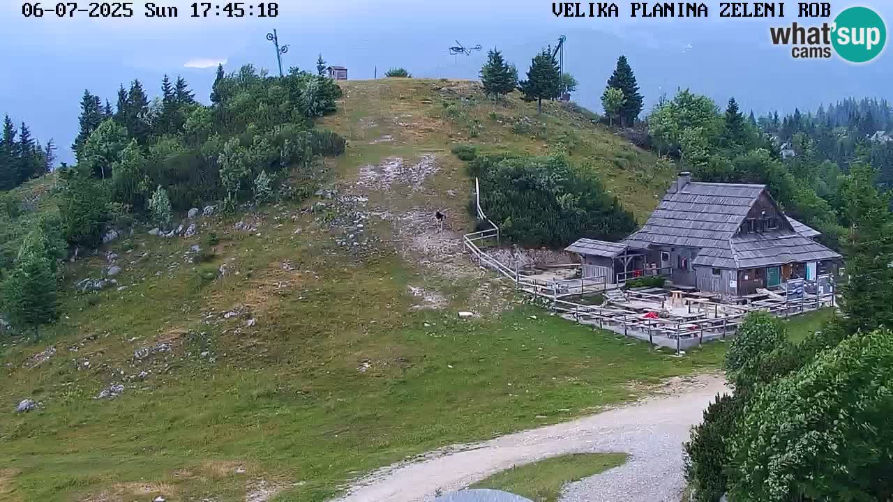 Zeleni Rob | Web kamera Velika Planina