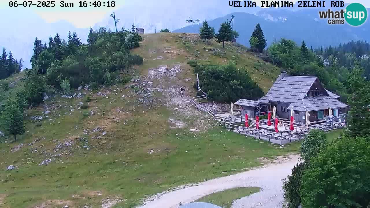 Cámara web en tiempo real Velika Planina