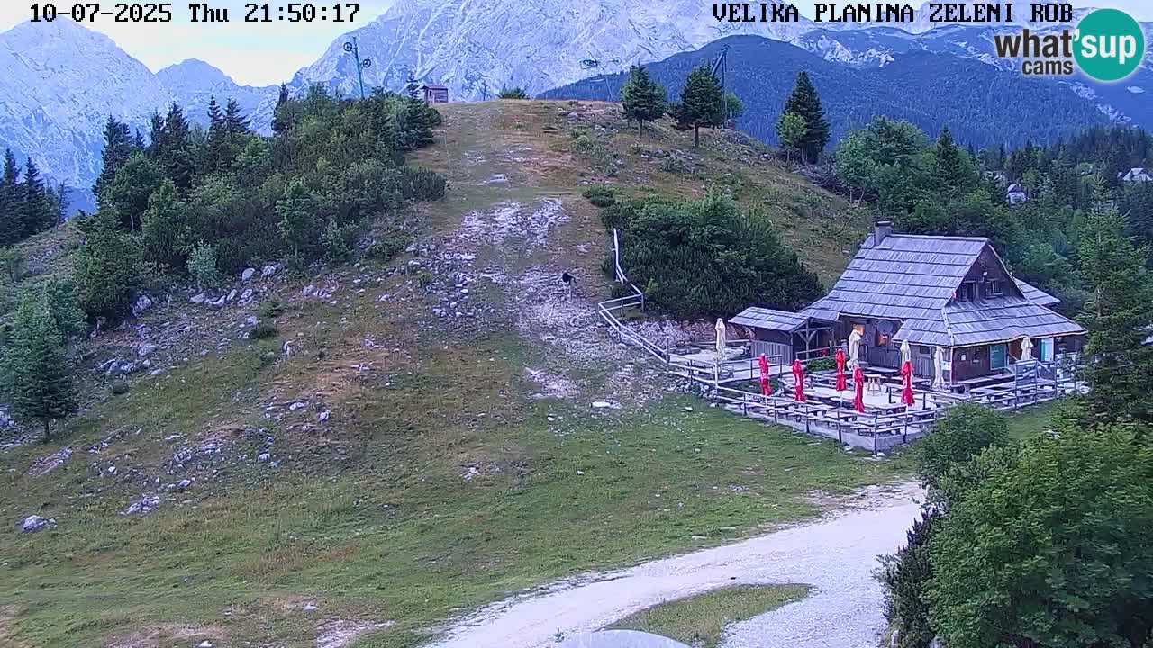 Zeleni Rob – Webcam live | Velika Planina