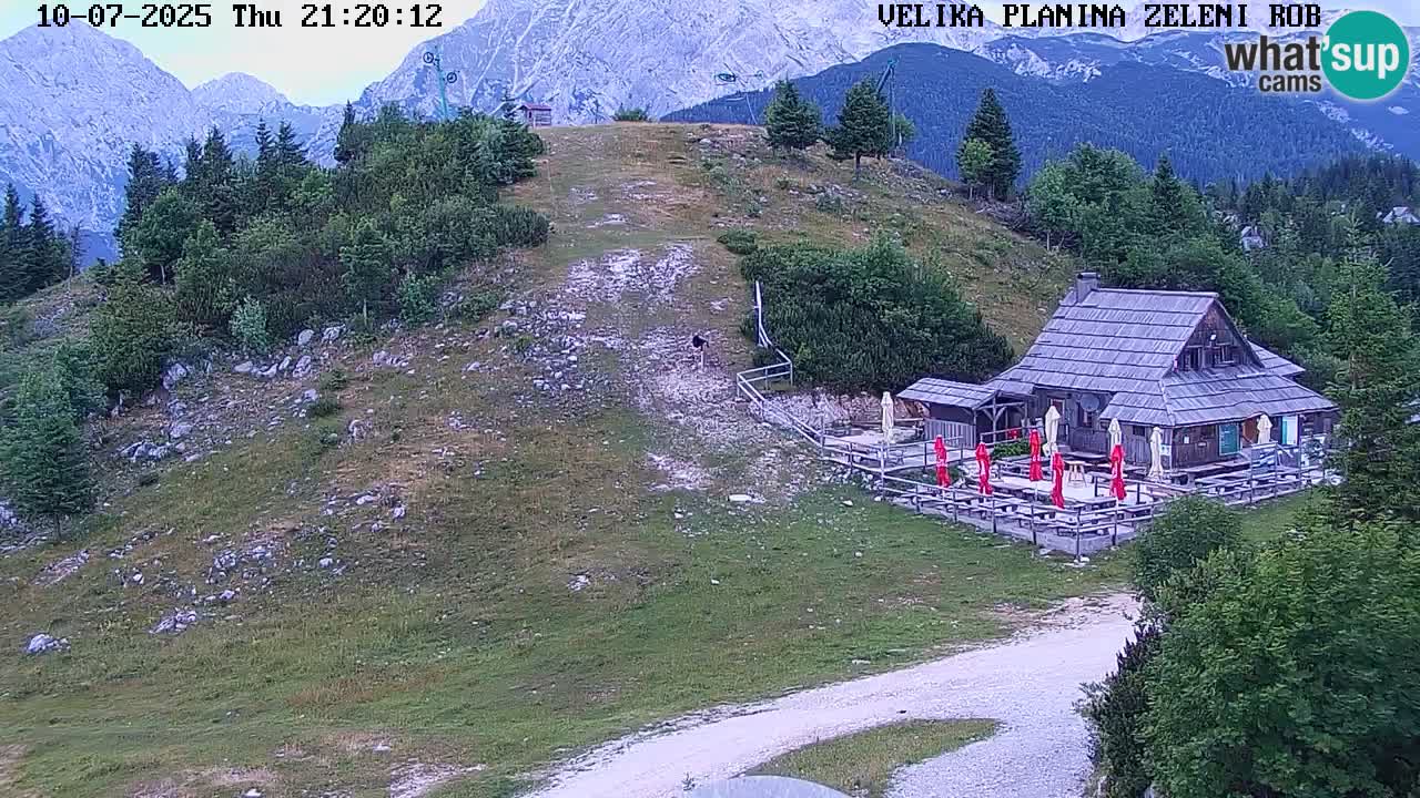 Zeleni Rob | Web kamera Velika Planina