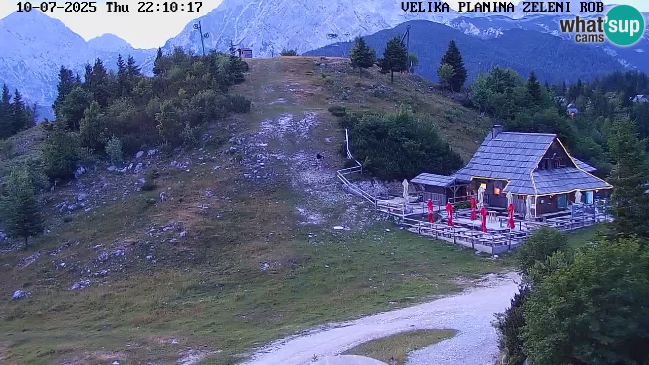 Zeleni Rob – Webcam live | Velika Planina