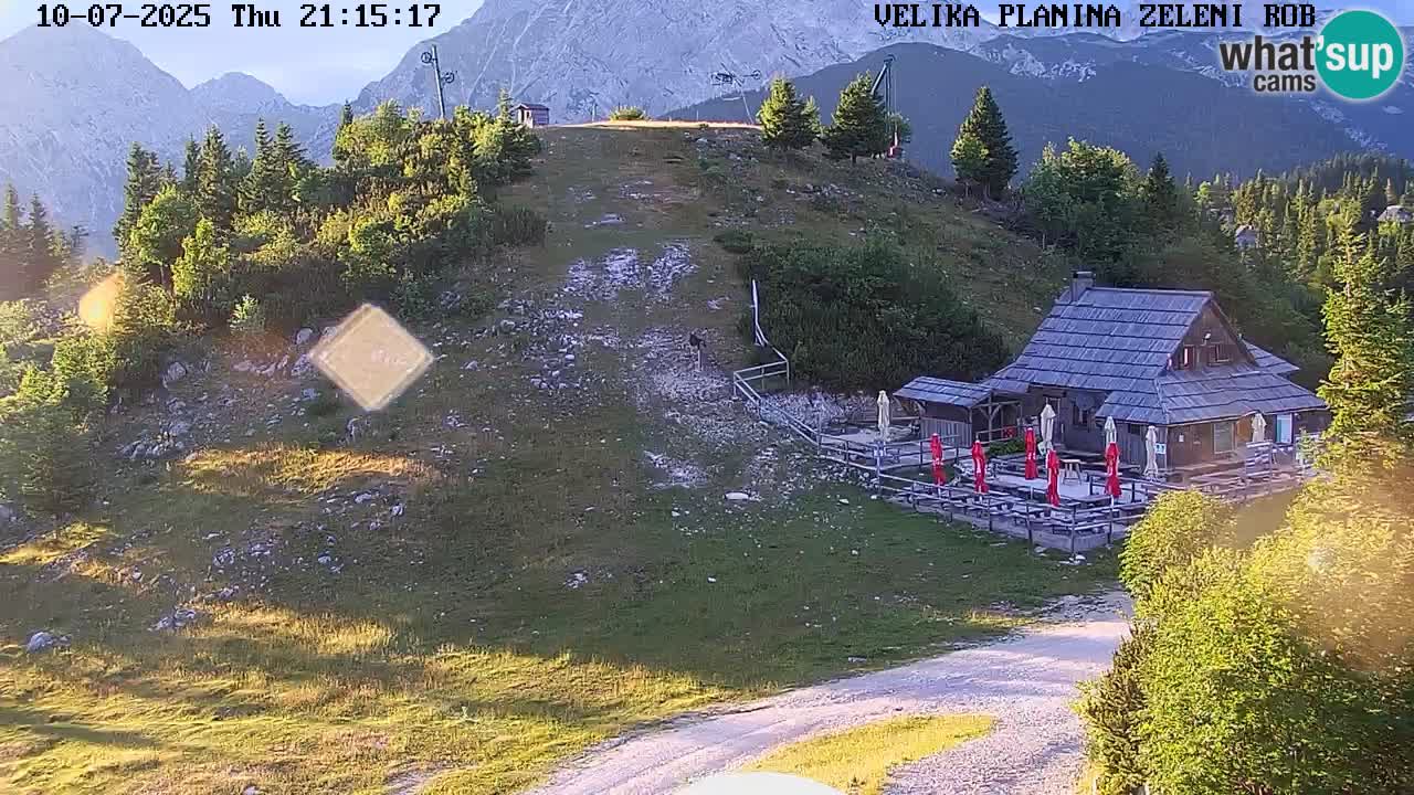 Zeleni Rob – Webcam live | Velika Planina