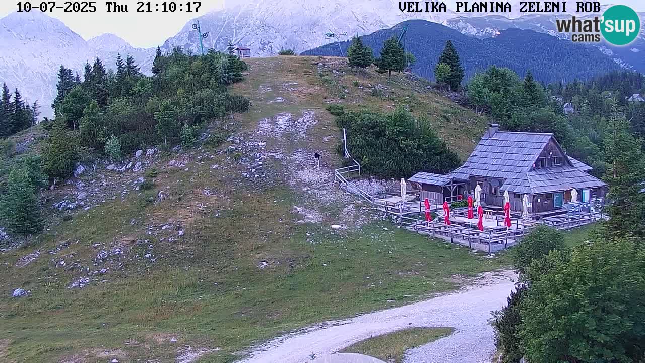 Zeleni Rob – Webcam live | Velika Planina