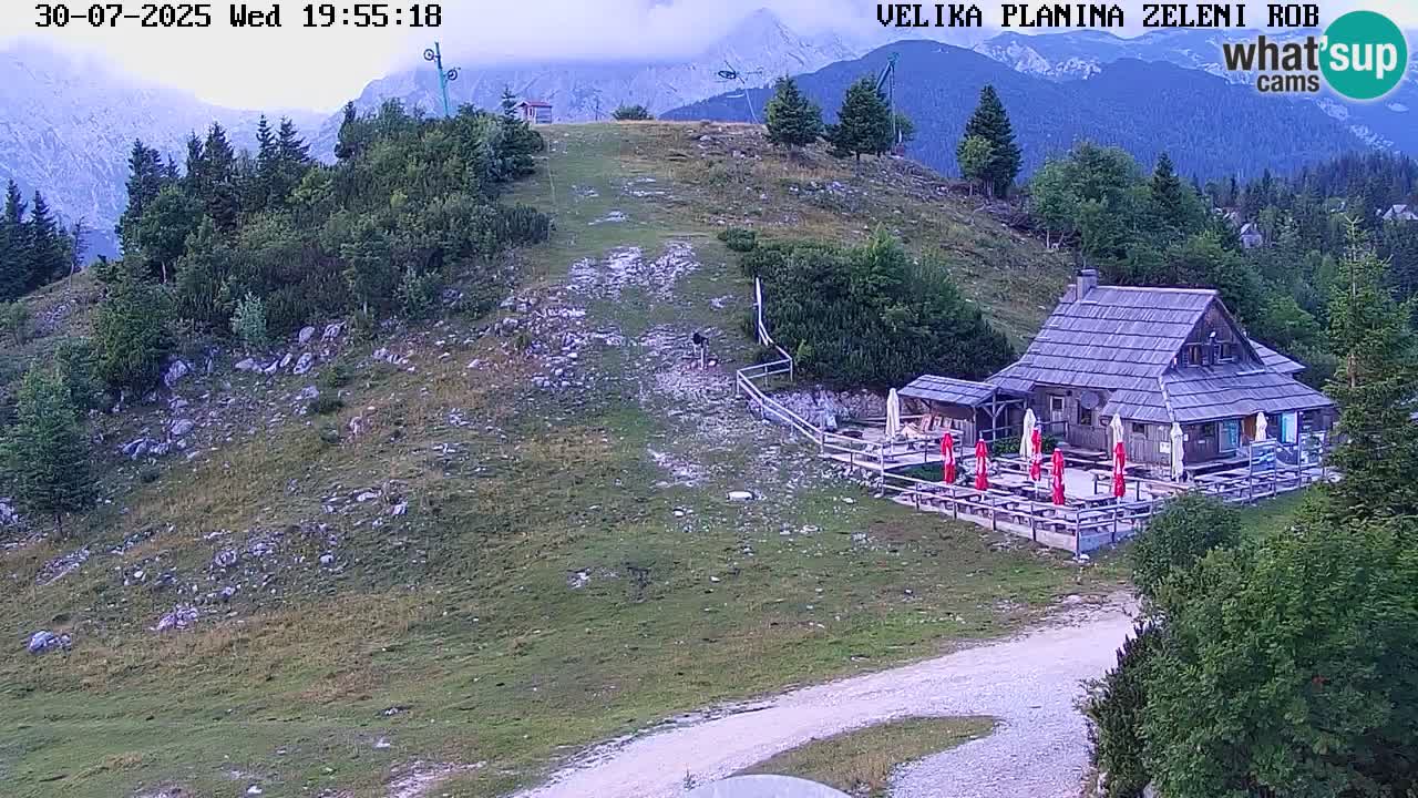 Zeleni Rob – Webcam live | Velika Planina