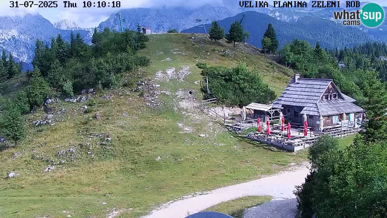 Zeleni Rob – Webcam live | Velika Planina
