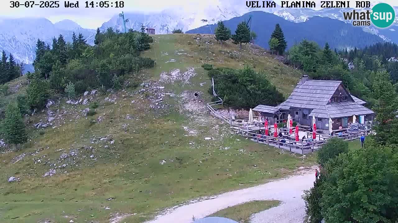 Zeleni Rob – Webcam live | Velika Planina