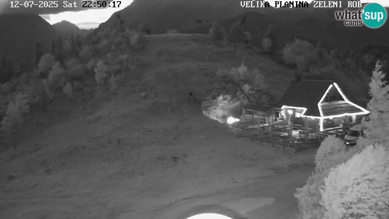 Zeleni Rob – kamera v živo | Velika Planina