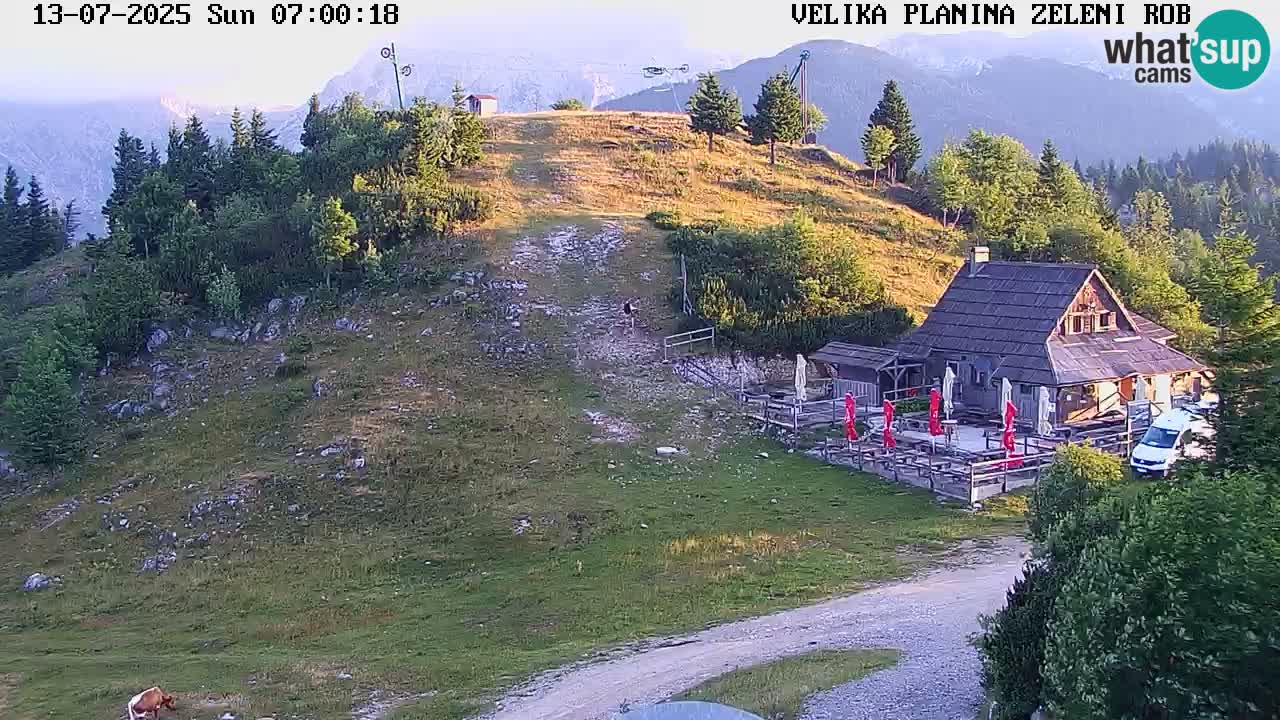 Zeleni Rob – Webcam live | Velika Planina