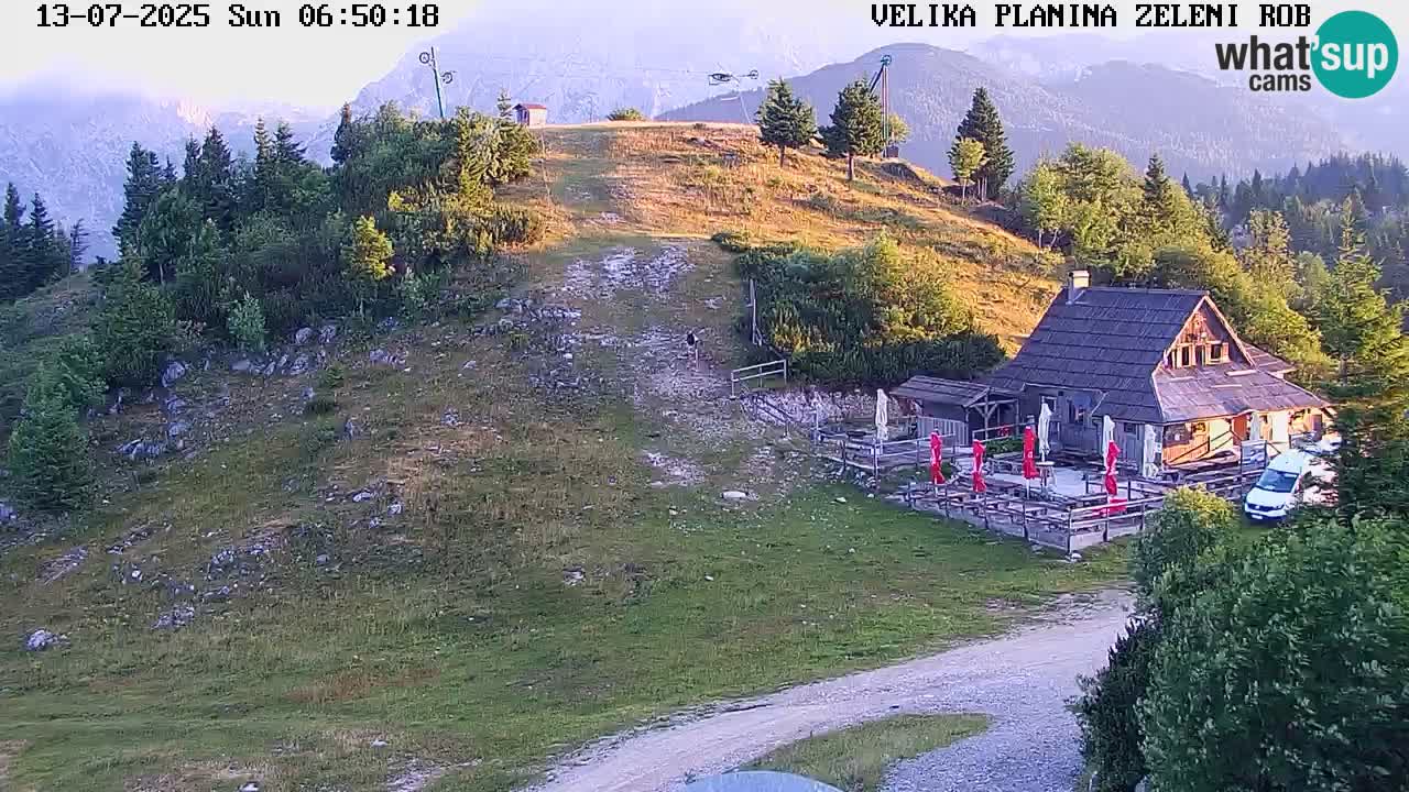 Zeleni Rob – Webcam live | Velika Planina