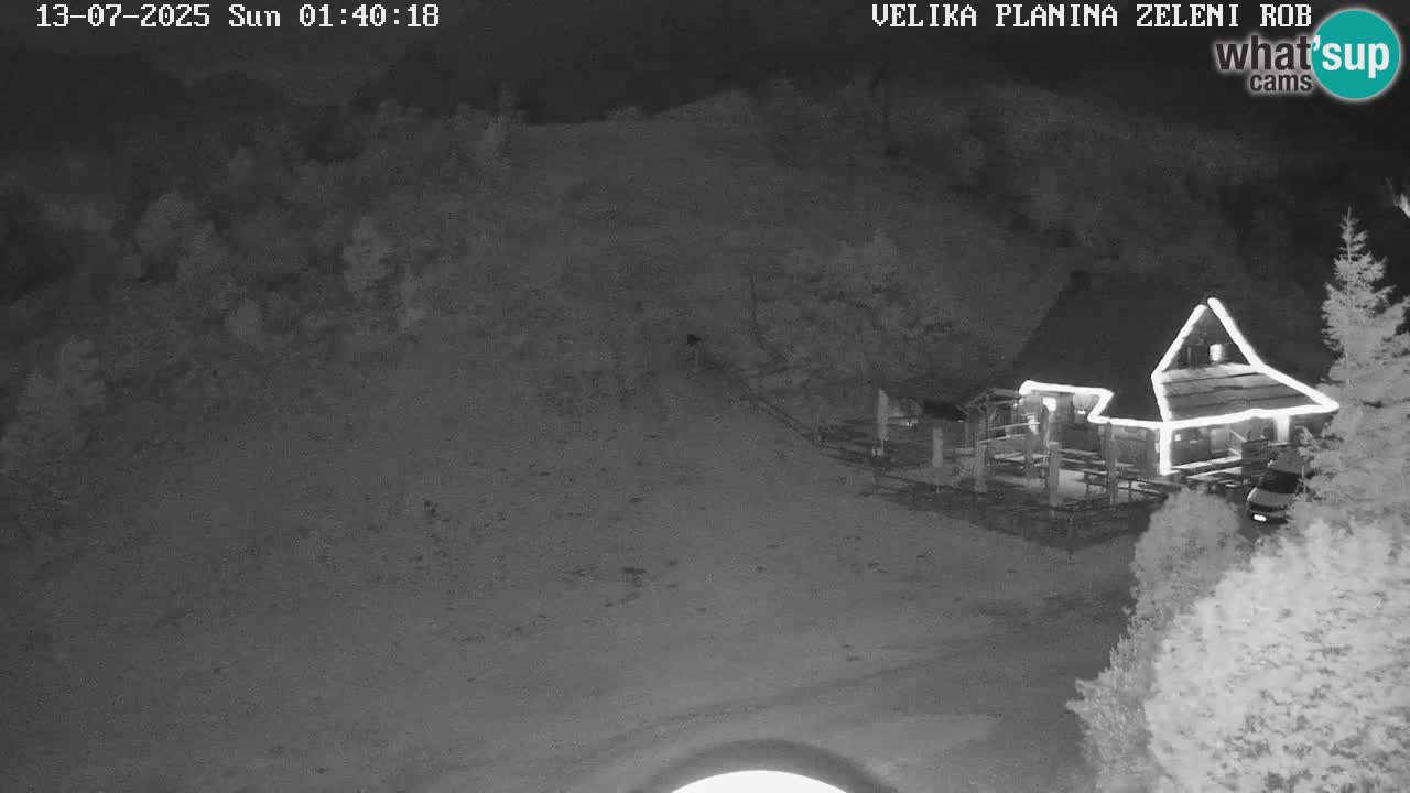 Zeleni Rob | Webcam en vivo Velika Planina