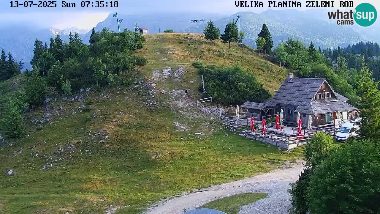 Zeleni Rob | Webcam live Velika Planina