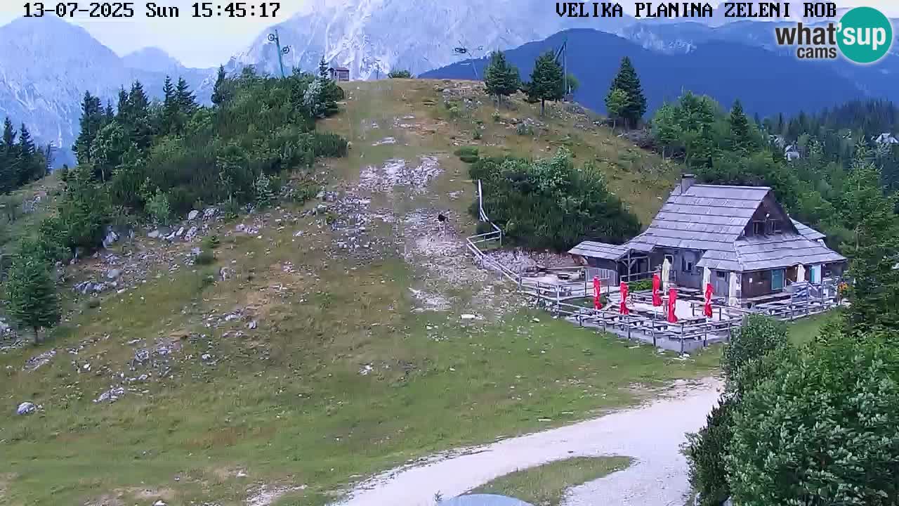 Zeleni Rob – Webcam live | Velika Planina