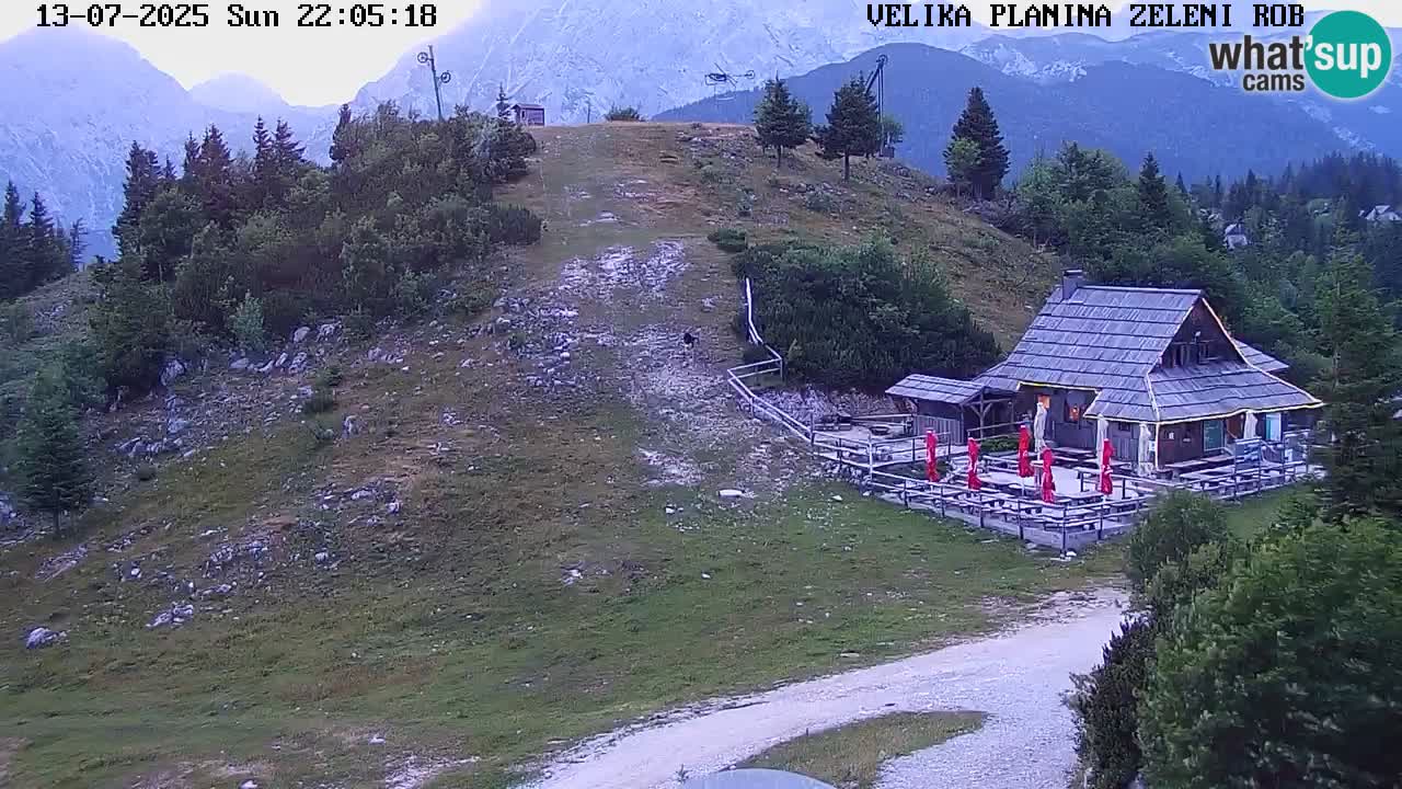 Zeleni Rob | Webcam en vivo Velika Planina