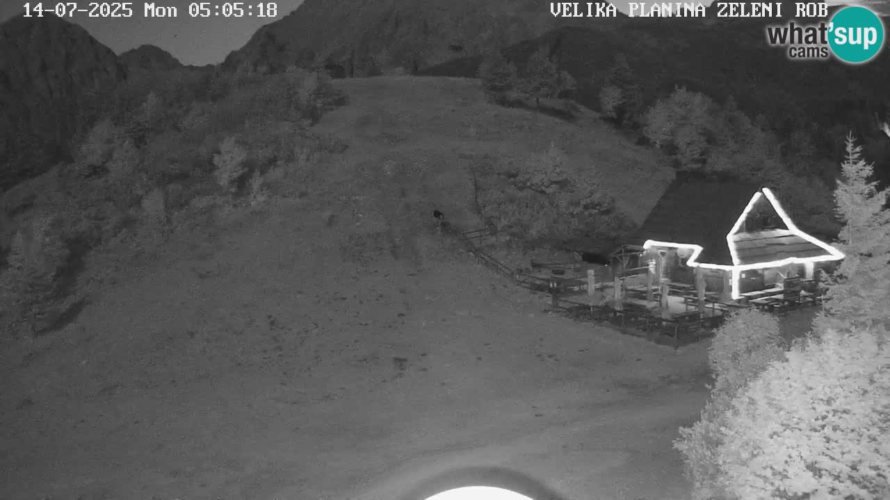 Zeleni Rob | Web kamera Velika Planina