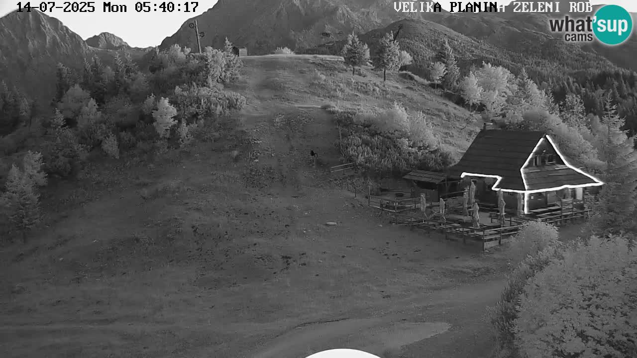 Zeleni Rob – Webcam live | Velika Planina